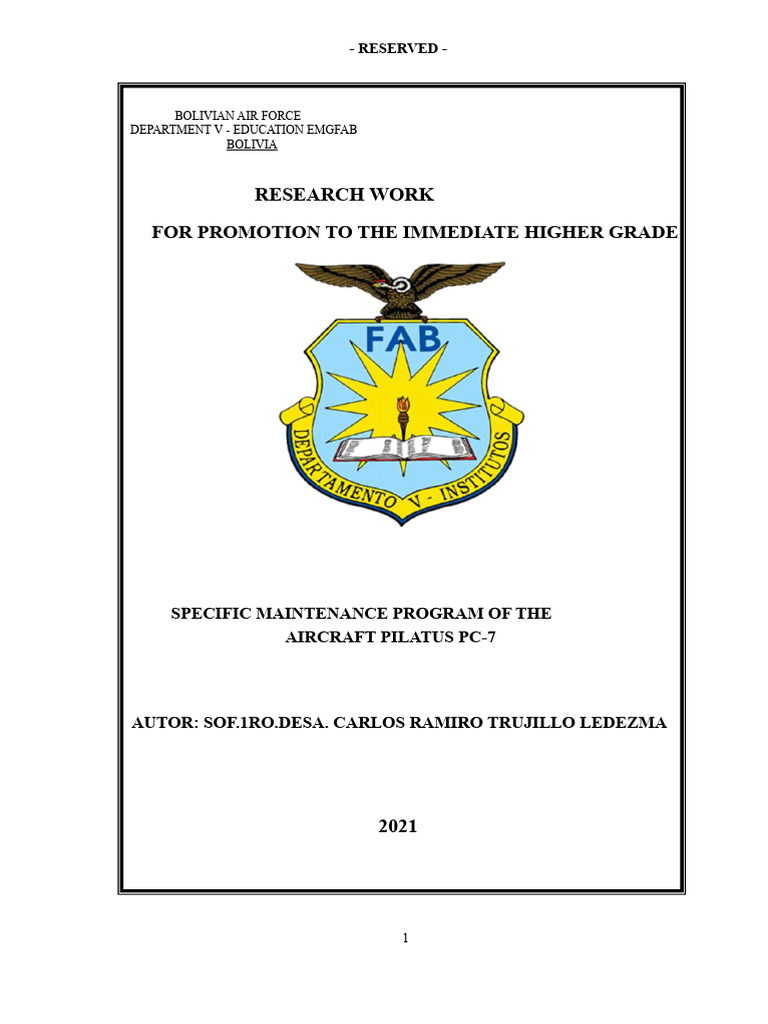 PC Maintenance Program 7 | PDF | Squadron (Aviation) | Non Commissioned ...