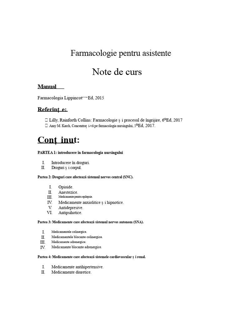 Note de Curs | PDF