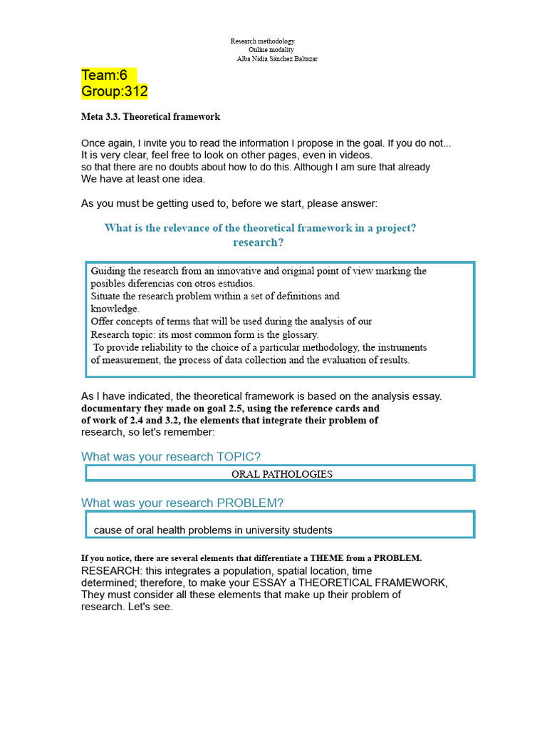 Theoretical Framework for Research Methodology | PDF | Citation ...