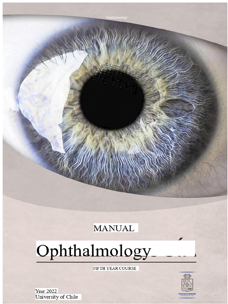Ophthalmology Manual for Students | PDF | Cornea | Human Anatomy
