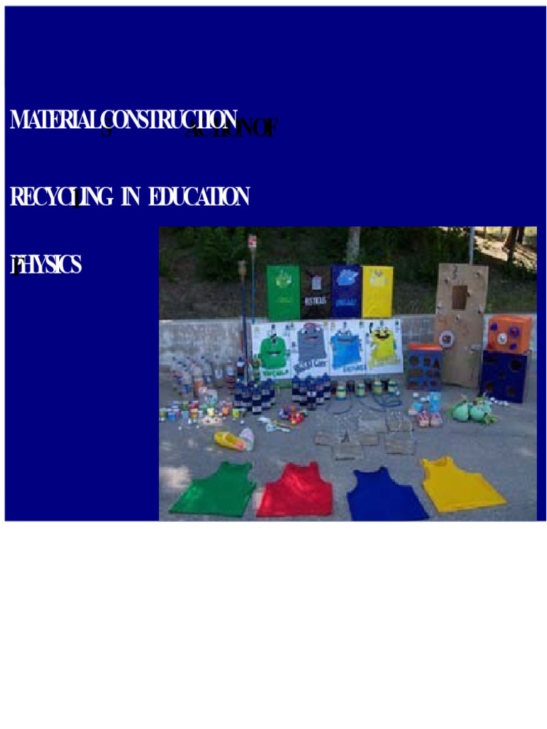 Construction of Recycled Material in Physical Education | PDF ...