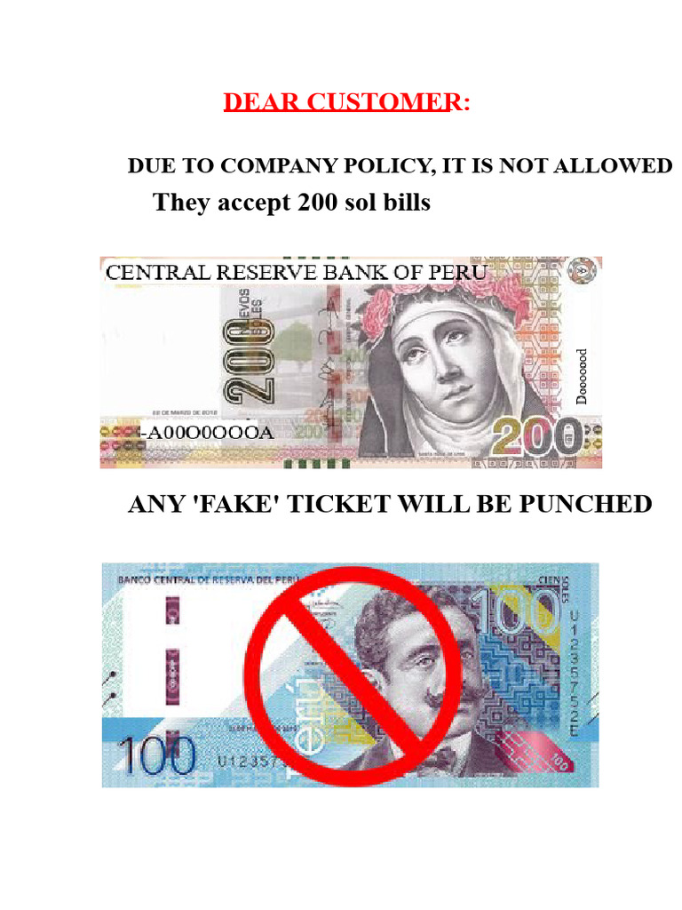 Counterfeit Bills | PDF