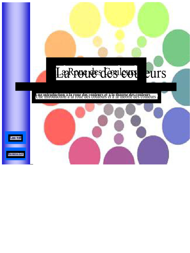 Introduction à la roue des couleurs | PDF | Couleur | Rouge