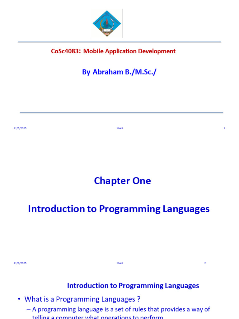 Mobile App Development Overview | PDF | Android (Operating System ...