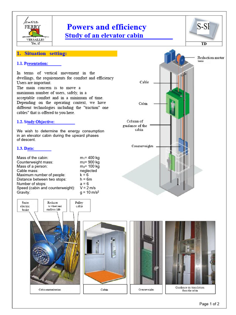 TD Power Elevator Efficiency High | PDF | Elevator | Mechanical Engineering