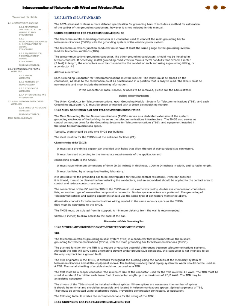 Network Interconnection Standards Guide | PDF | Electrical Wiring ...