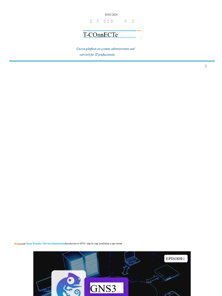GNS3 Installation Guide for Network Admins | PDF | Virtual Machine ...