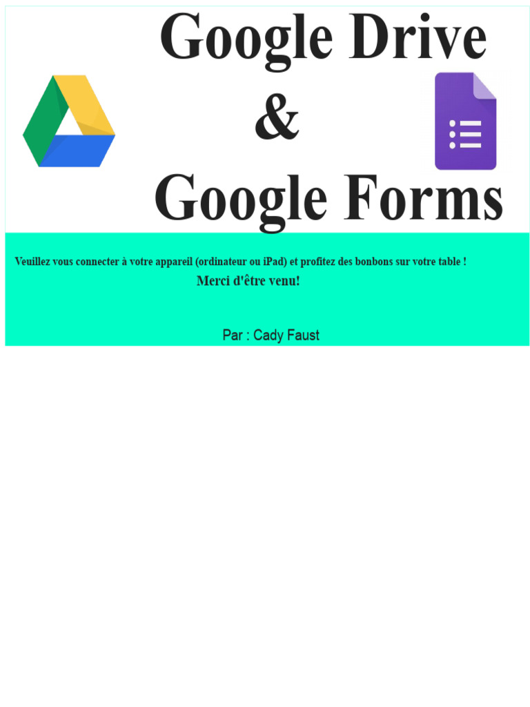 Guide sur Google Drive et Forms | PDF | Fichier informatique | Logiciel