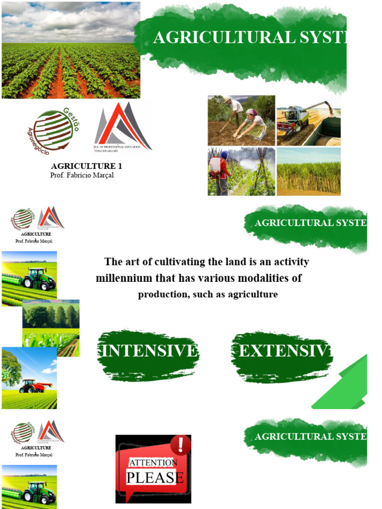 Intensive vs Extensive Agriculture Explained | PDF | Agriculture ...