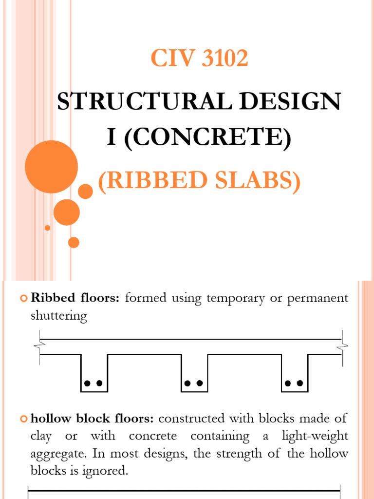 Ribbed Slabs Design for Concrete Structures | PDF | Concrete | Applied ...