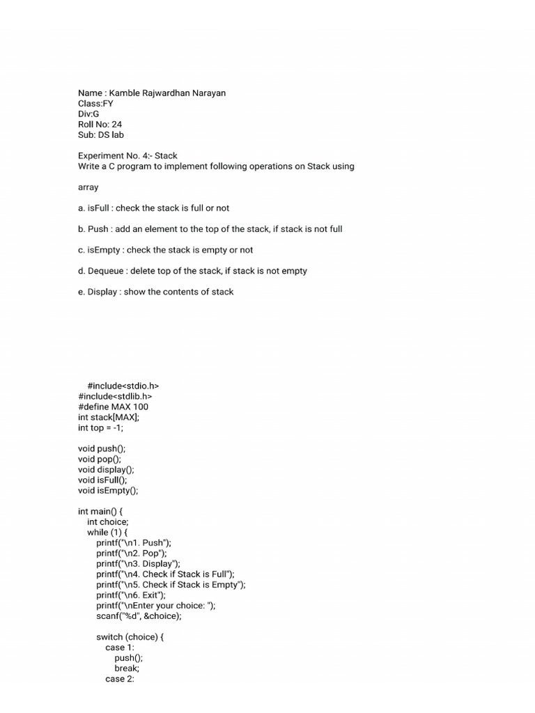 Stack | PDF