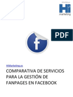 COMPARATIVA DE SERVICIOS PARA LA GESTIÓN DE FANPAGES EN FACEBOOK