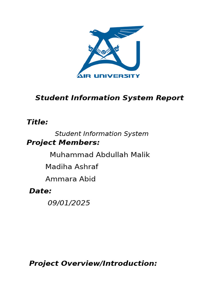 Student Information System Overview | PDF | User (Computing) | Login