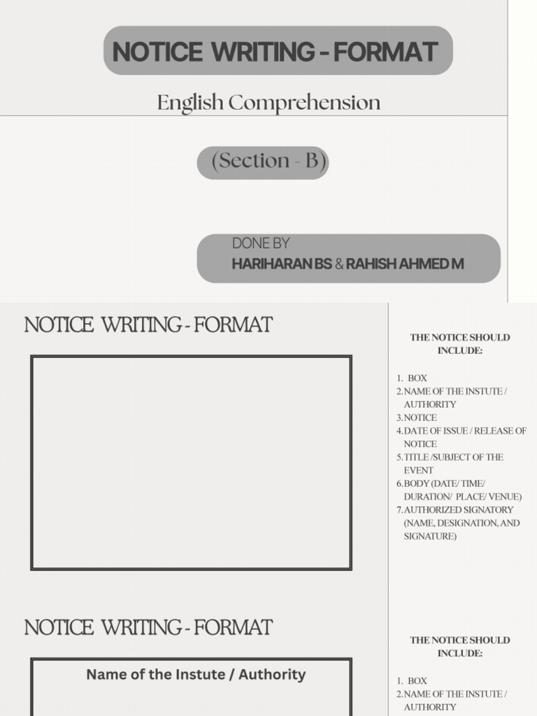 Notice | PDF