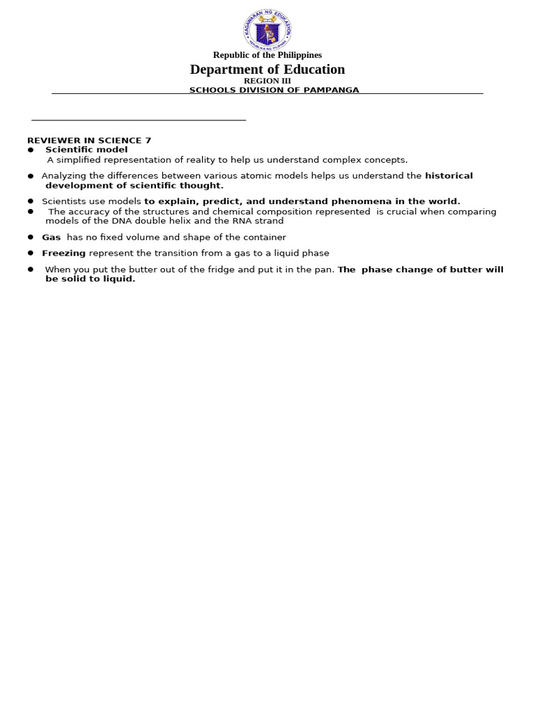 Science 7 Review: Concepts and Experiments | PDF | Solubility | Liquids