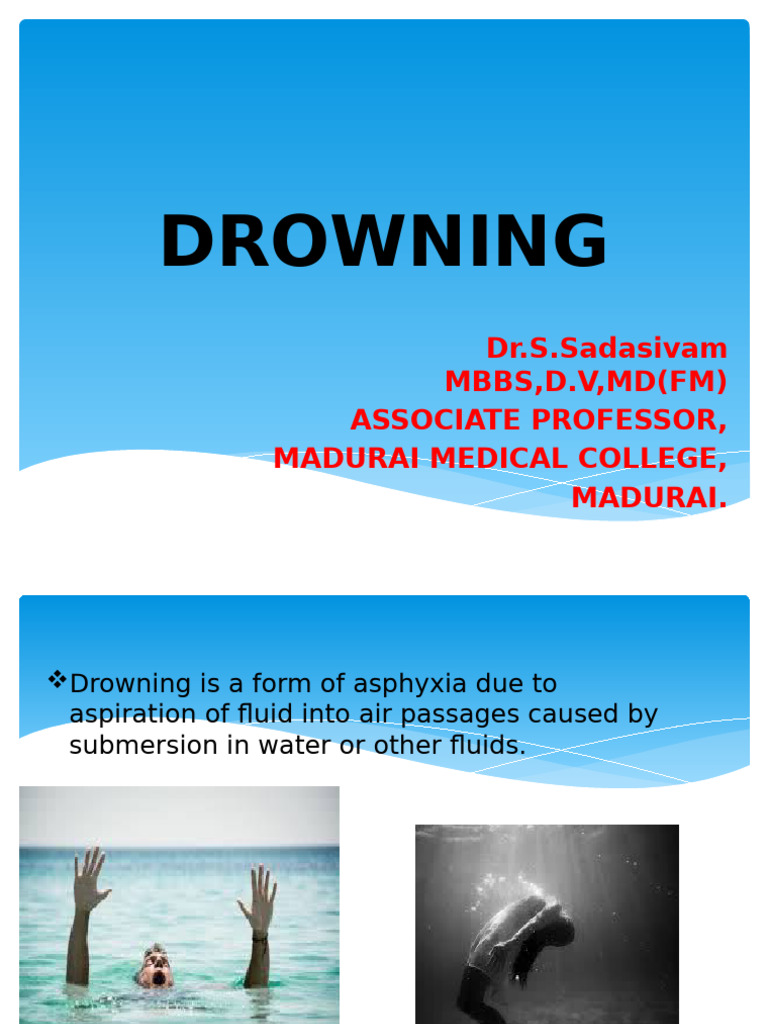 Drowning | PDF | Medical Specialties | Physiology