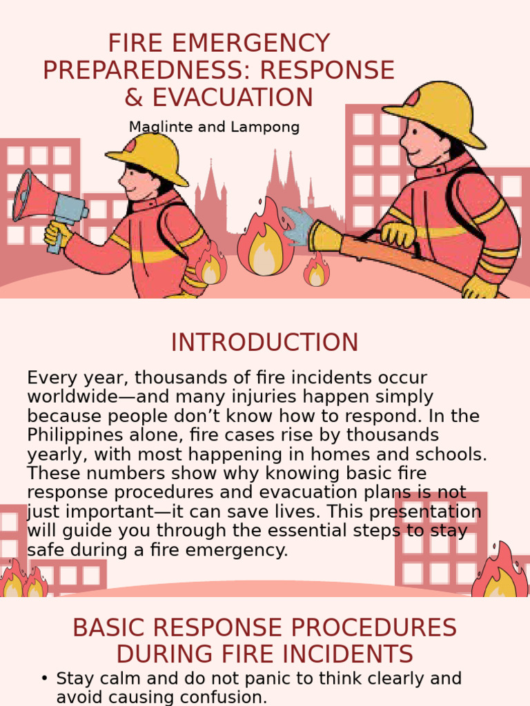 Fire Emergency Response & Evacuation Guide | PDF