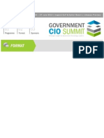 CIO Summit Format