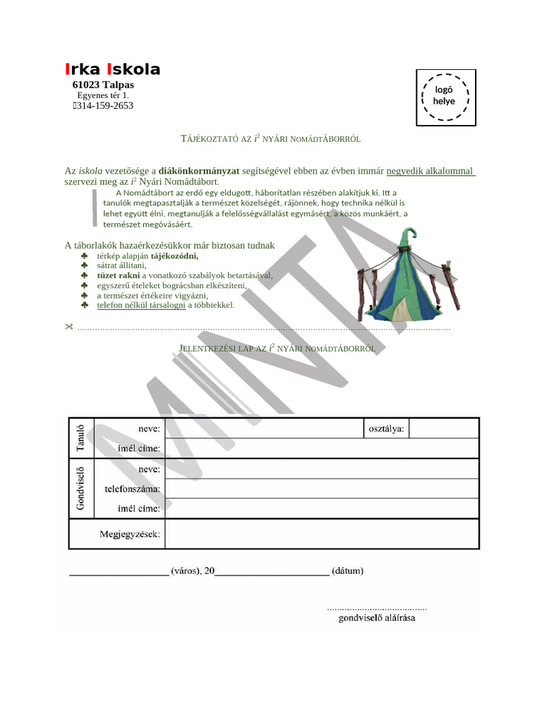 Irka Iskola 09.30 | PDF