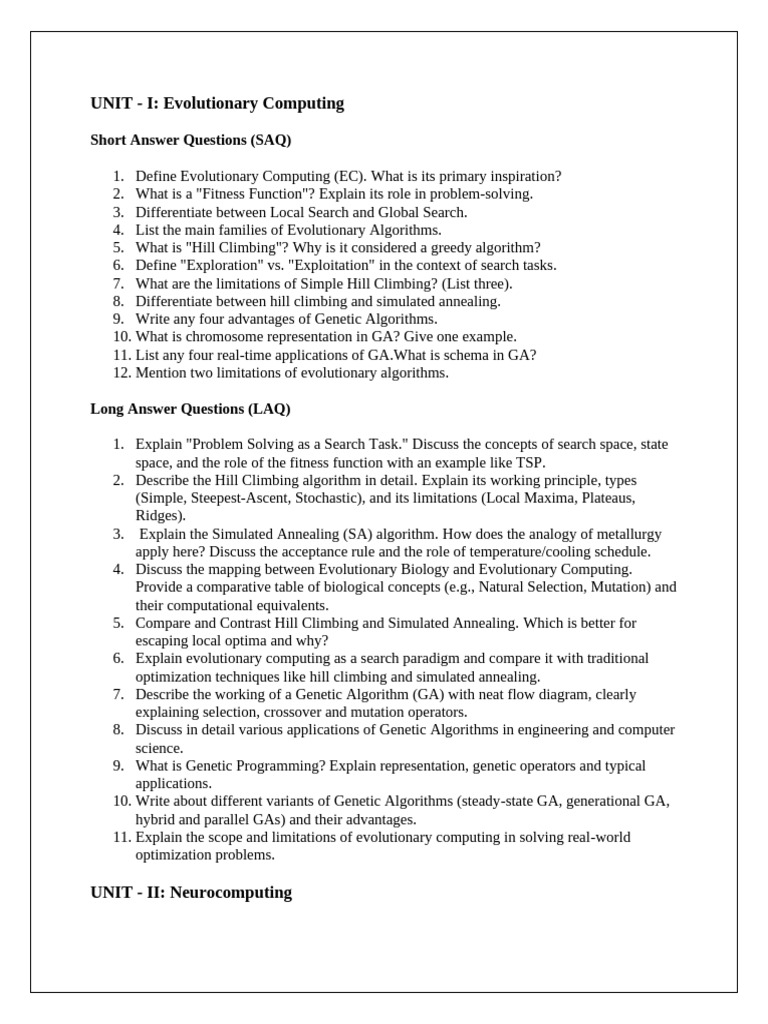 Evolutionary Computing Concepts and Applications | PDF | Bioinformatics ...