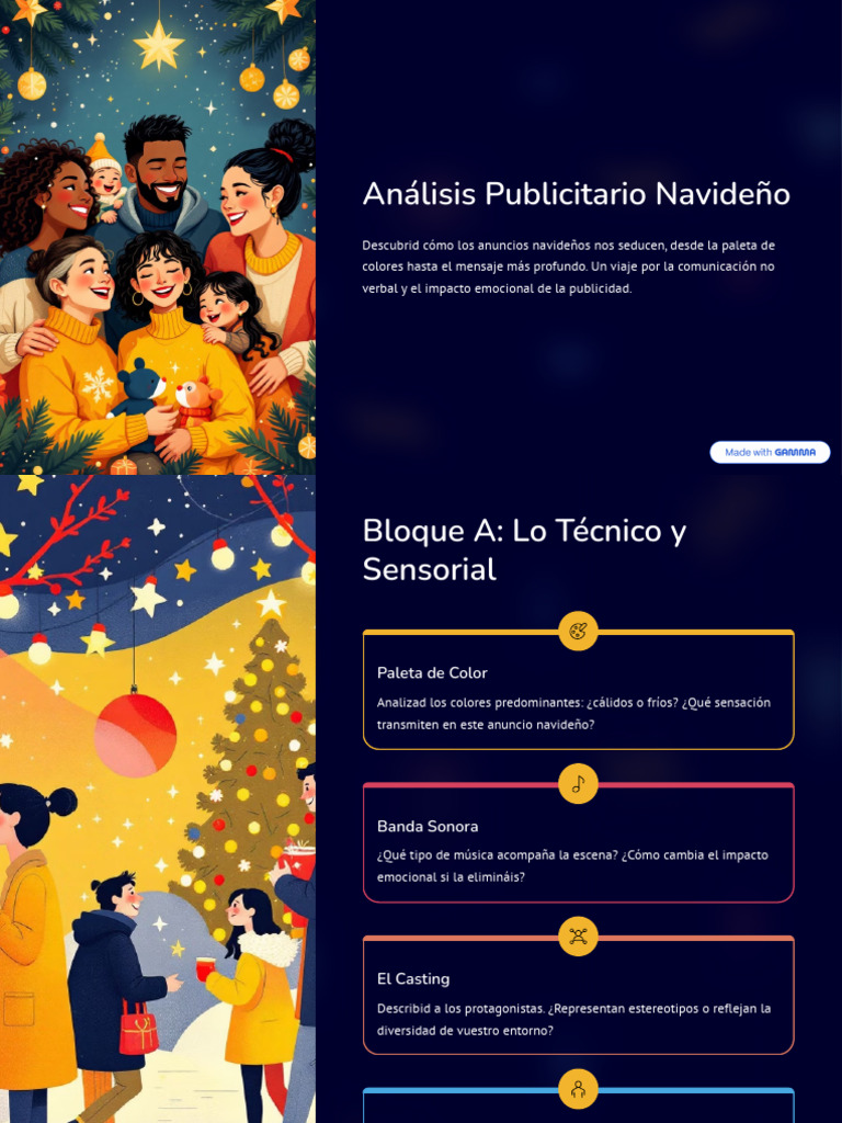Tarea Anuncio Navideño | PDF | Navidad | Las emociones