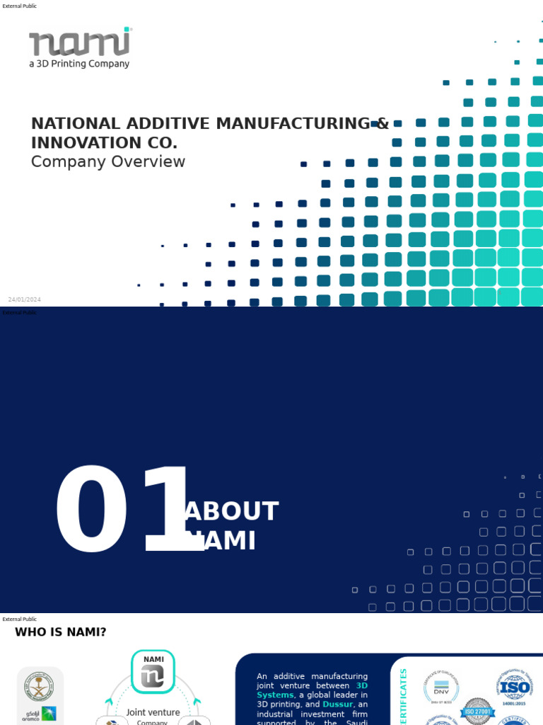 NAMI: Additive Manufacturing Solutions | PDF | Secondary Sector Of The ...