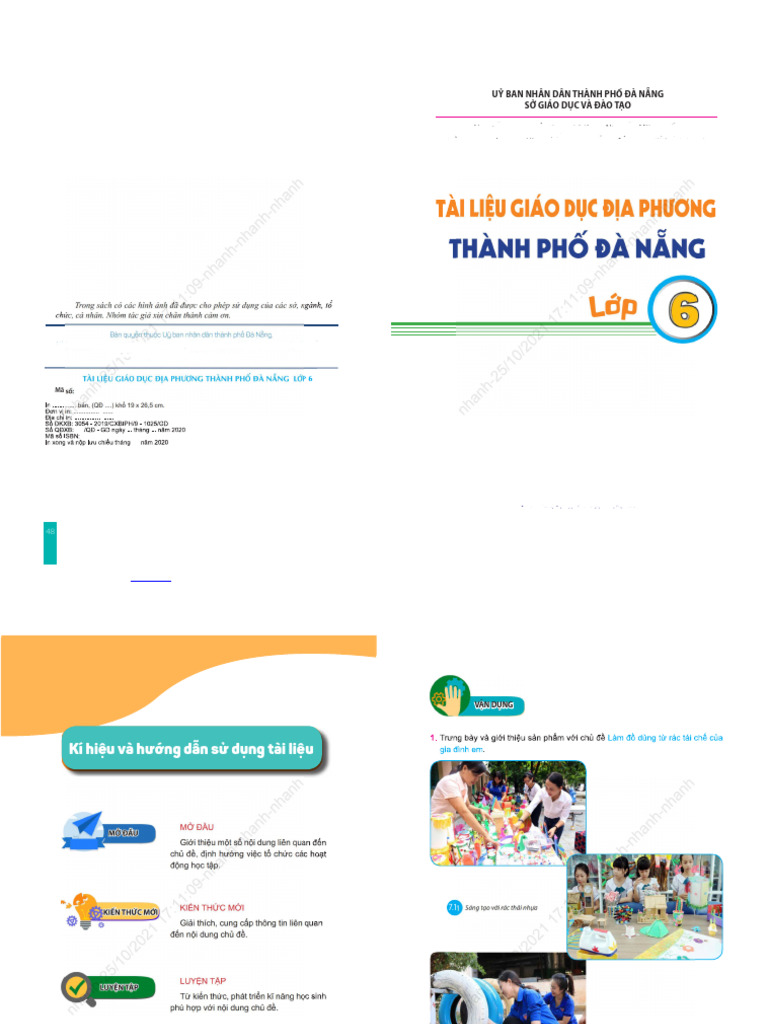Tai Lieu GDDP Lop 6 TPDN Theo QD 3582 BGDDT Dong Sach | PDF | Computer ...