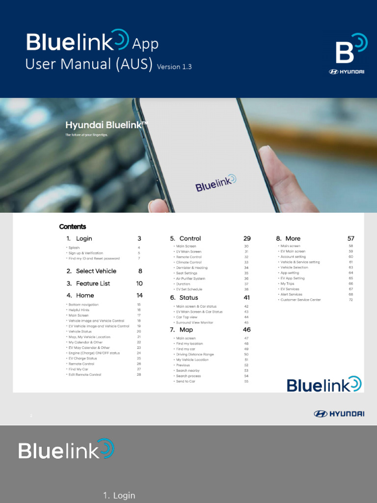 Bluelink App User Manual AUS 1.3 | PDF | Password | Android (Operating ...