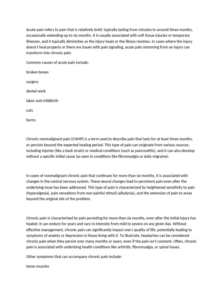 Healthe Assessment | PDF | Pain | Peripheral Neuropathy