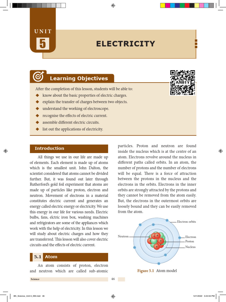 Understanding Electric Charges and Circuits | PDF | Electric Charge | Atoms
