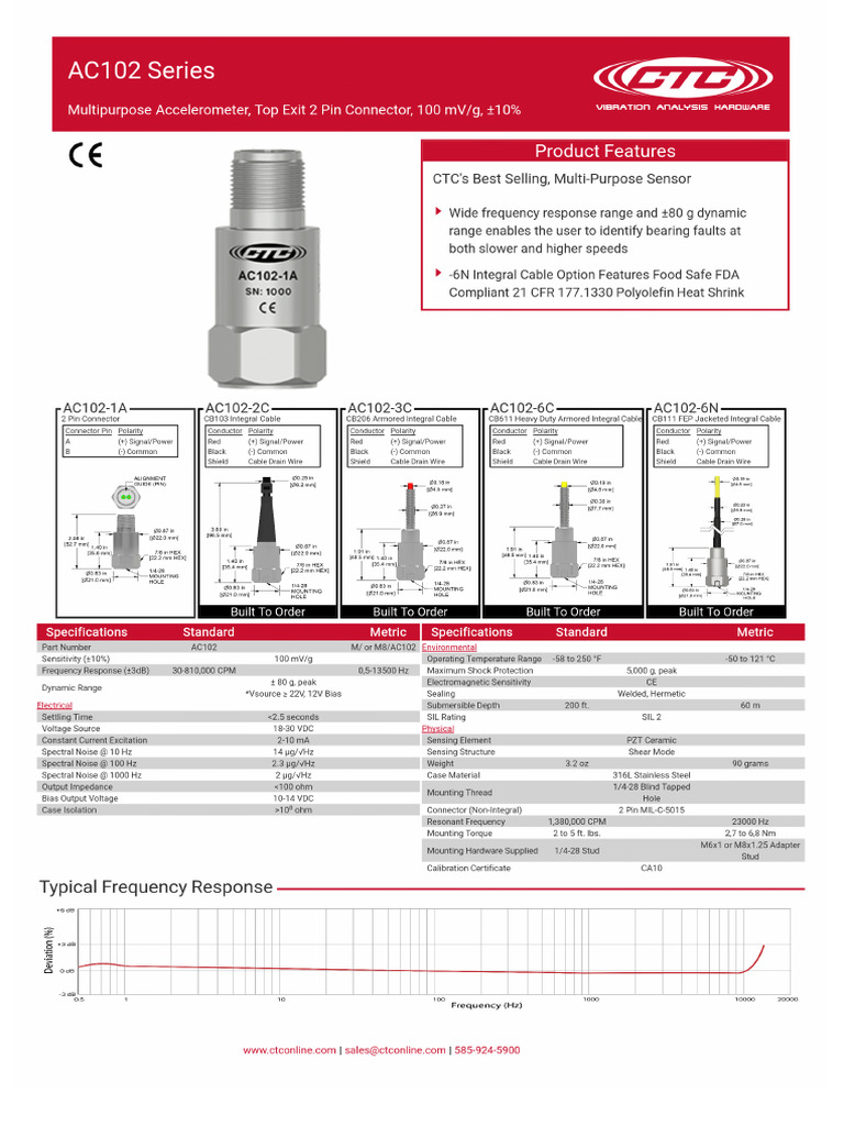 Multipurpose Accelerometer13khz | PDF