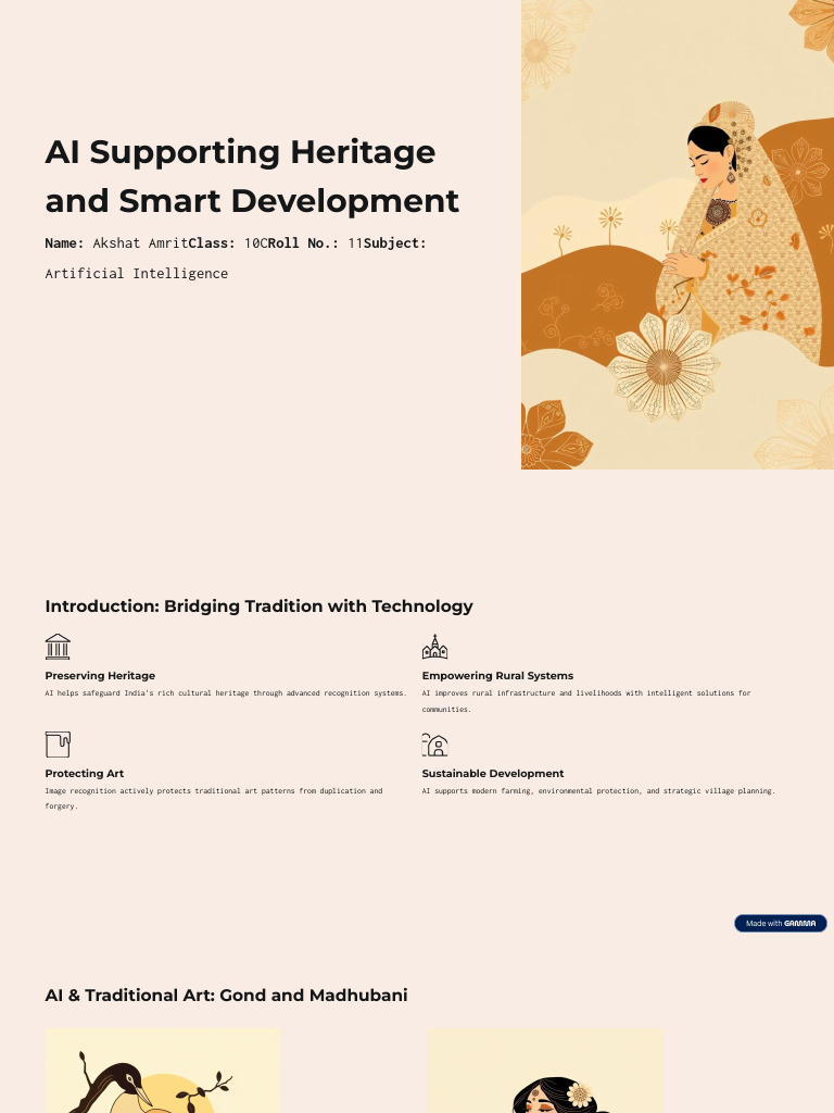 AI for Heritage and Rural Development | PDF | Artificial Intelligence ...