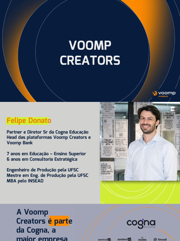 Voomp Creators: Educação e Inovação | PDF | Pós-graduação | Mestrado em ...
