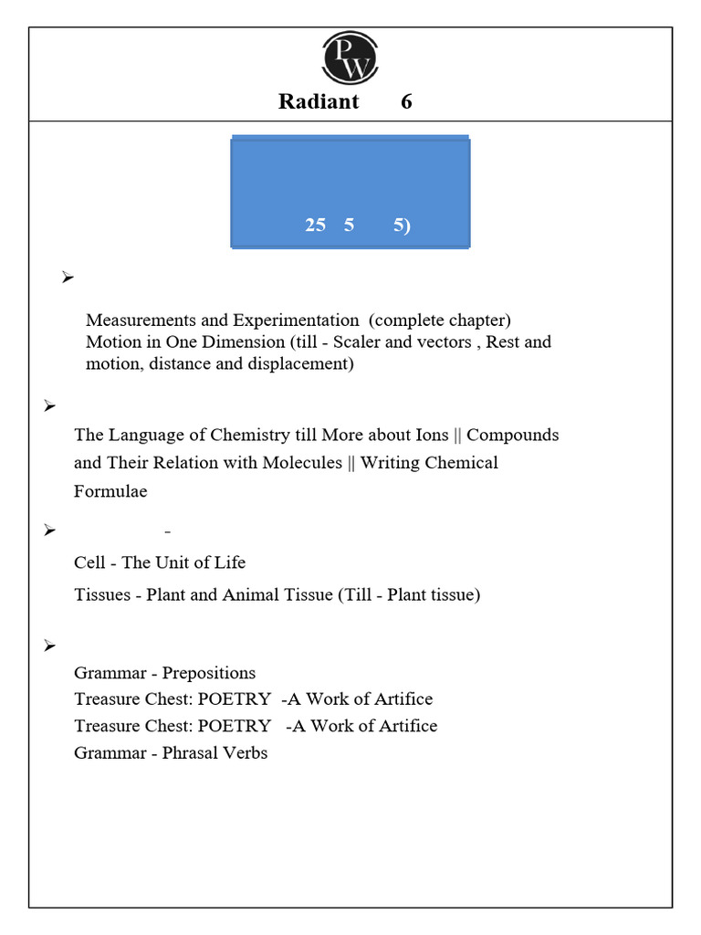 Radiant 2026 Test Overview and Details | PDF