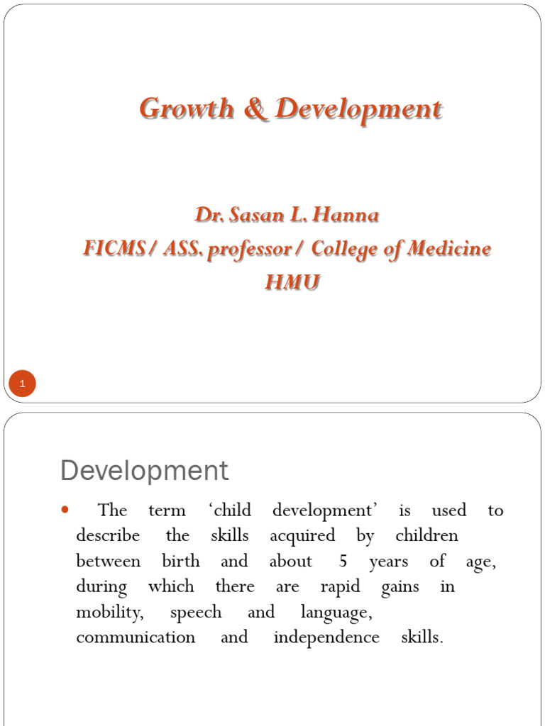 Child Growth and Development Milestones | PDF | Attachment Theory | Infants