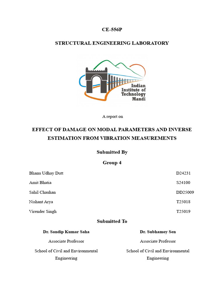 Group4Experiment6_Report | PDF | Normal Mode | Spectral Density
