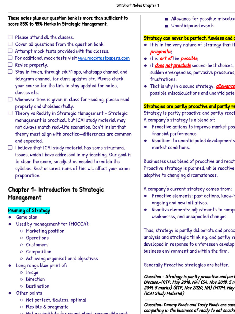 sm ch 1 | PDF