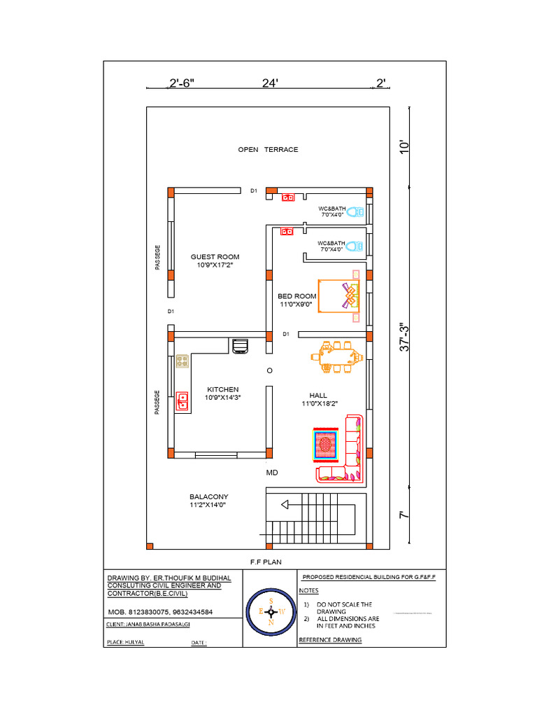 Proposed Residential Building Plans | PDF