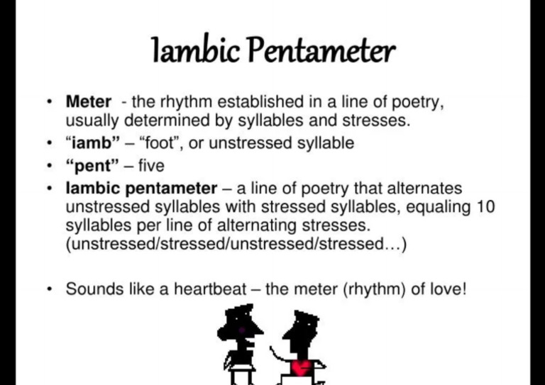Iambic Pentameter | PDF