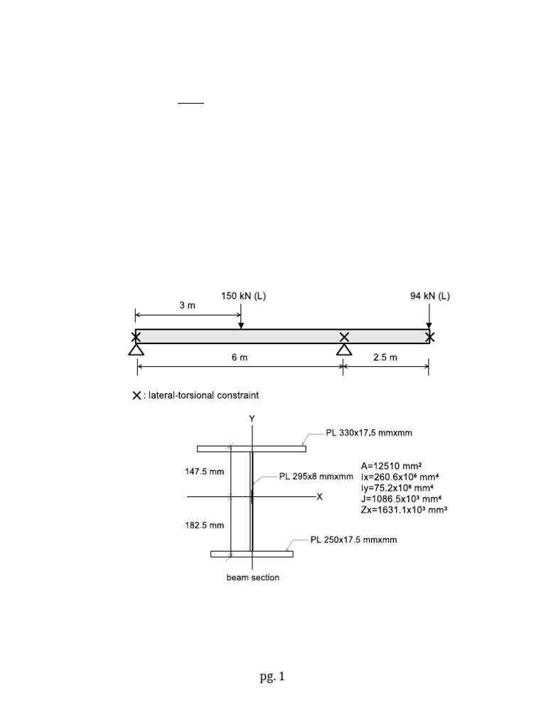 Steel Design Final Exam - Shiraz University | PDF | Beam (Structure ...