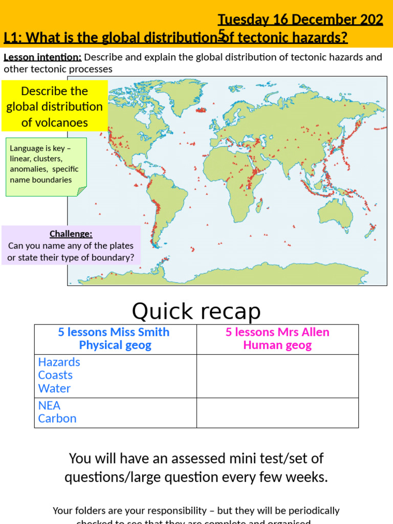 L1 - Global Distribution of Tectonic hazards WIP | PDF | Plate ...