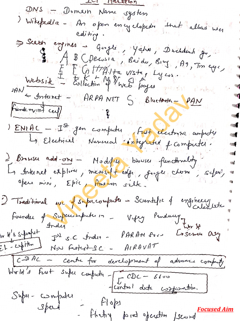 Ict Marathon Notes | PDF
