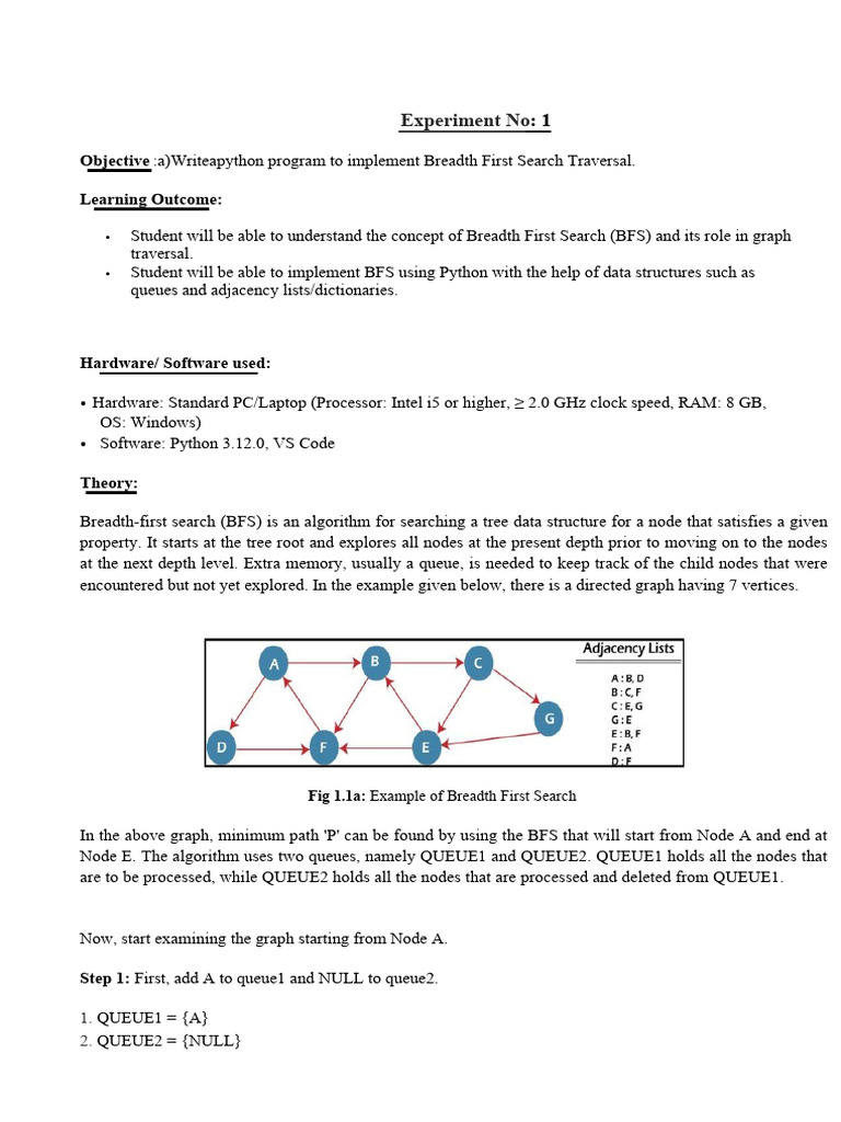 Python Graph Traversal Algorithms | PDF | Graph Theory | Discrete ...