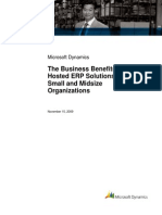 The Business Benefits of Hosted ERP