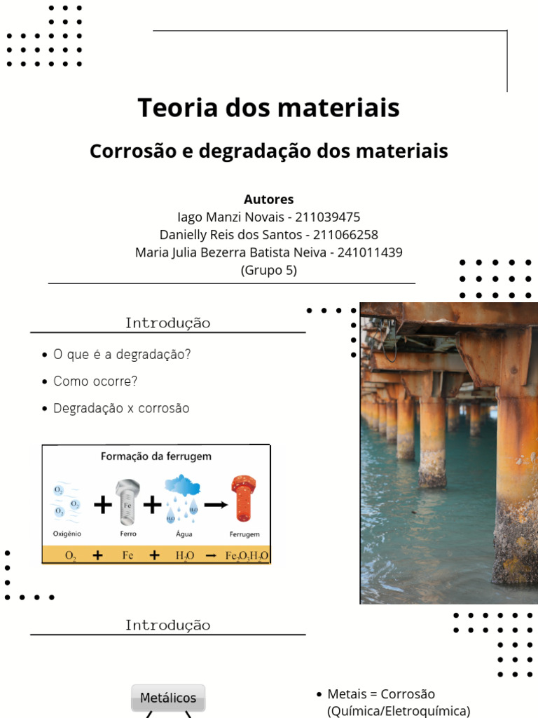 Cap 17 - Corrosão e Degradação dos Materiais | PDF | Corrosão | Polímeros