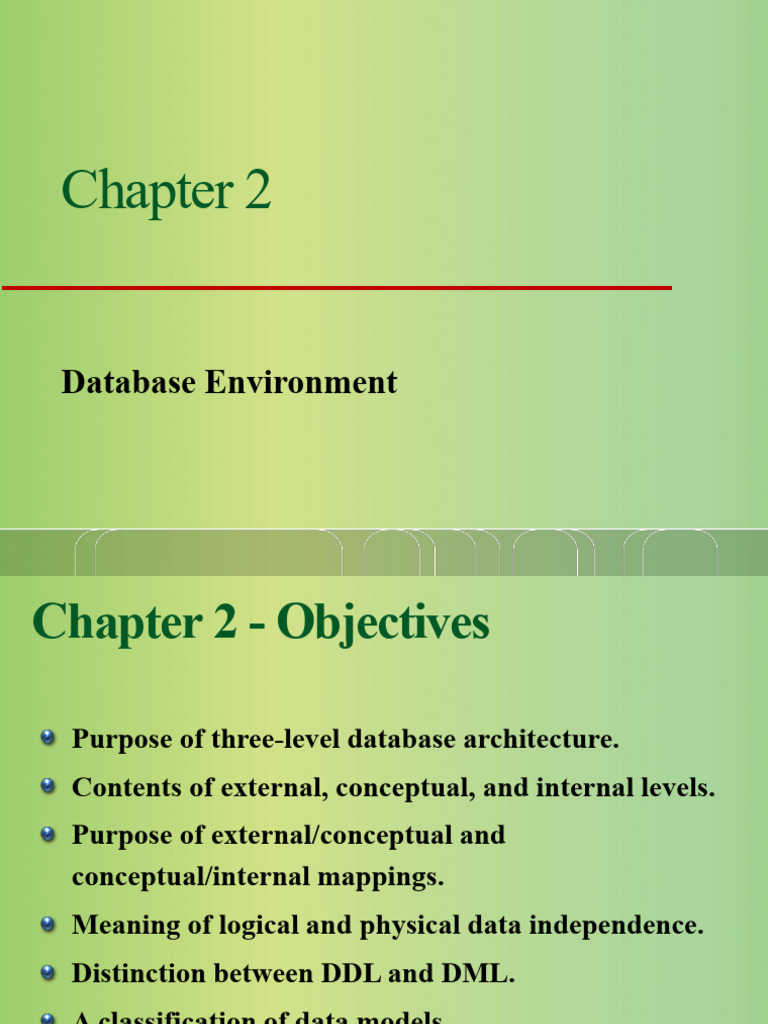 Three-Level Database Architecture Overview | PDF | Data Model | Databases