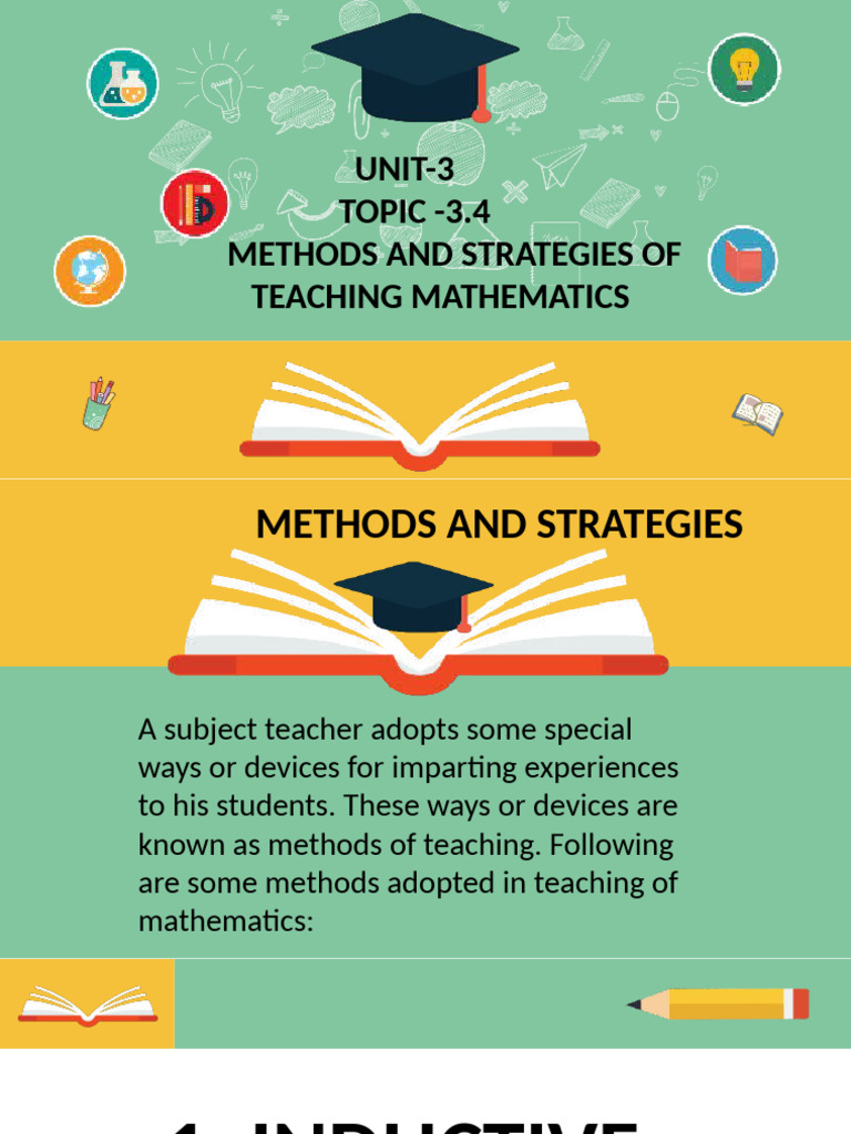 Teaching Methods for Mathematics | PDF | Analysis | Inductive Reasoning