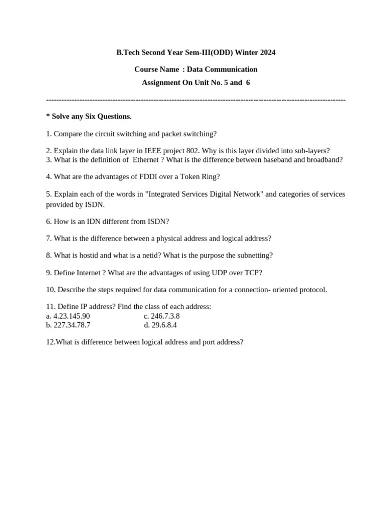 Assignment 2 DC | PDF