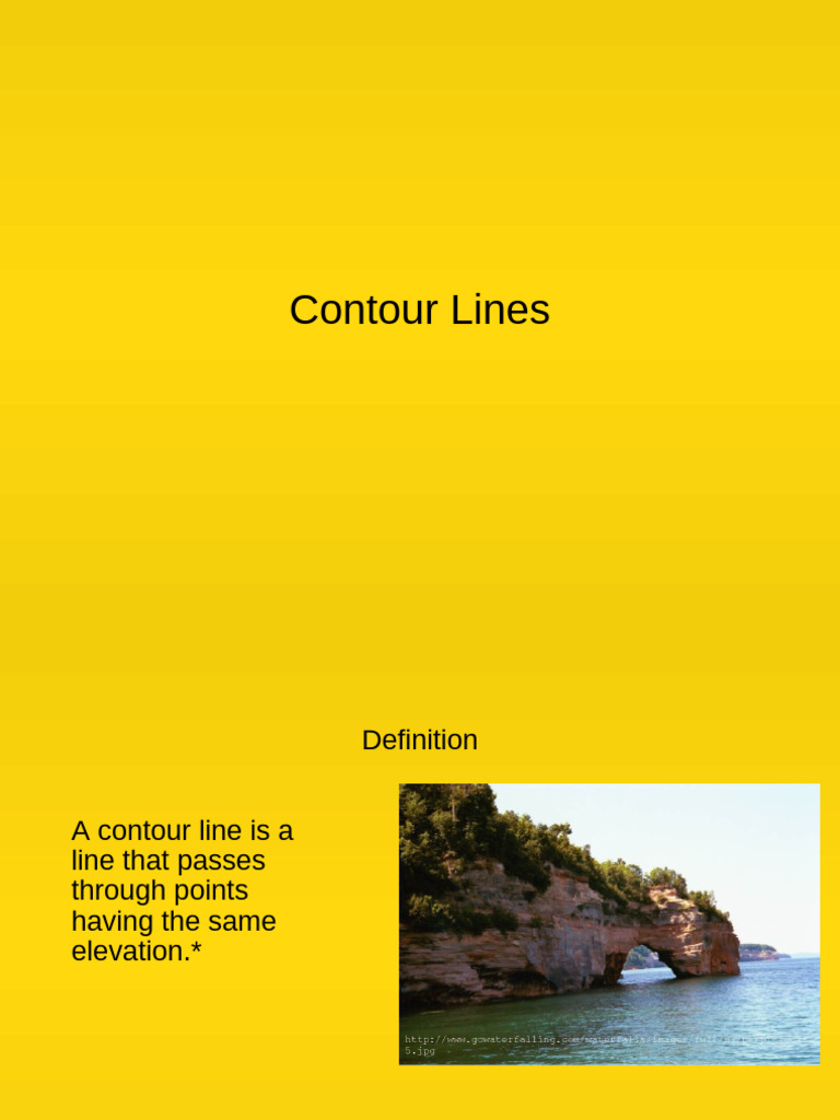 Understanding Contour Lines and Their Characteristics | PDF | Contour Line