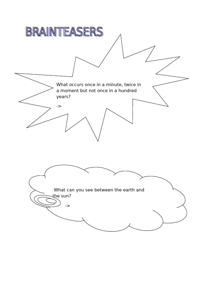 Brain Teaser PDF